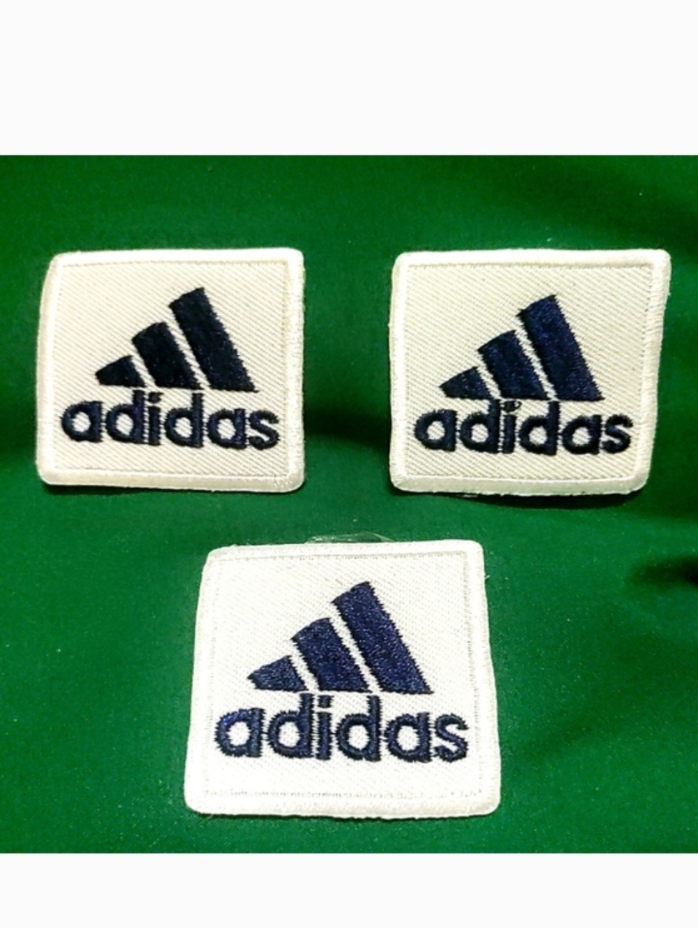 NEW 3PC. "adidas" Logos/Patches/Emblems/Appliqués! Embroidery. Iron On or Sew-On